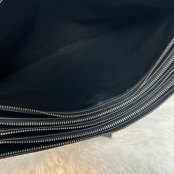 Bottega Veneta Maxi Intrecciato Triple Zip Messenger Bag - Picture 11 of 14